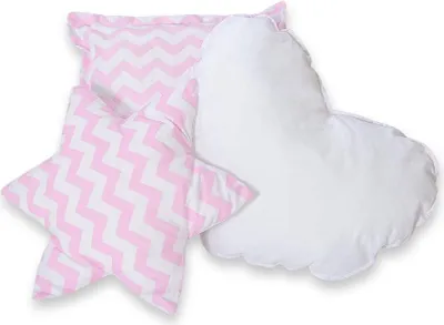 Productafbeelding van Set van 3 kussens – decoratieve kussens – zachte, milieuvriendelijke vulling voor de kinderkamerinrichting
