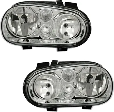 Produktbild von TYC Scheinwerfer Set für VW Golf 4 ohne NSW H1 H7 Halogen LWR Stellmotor