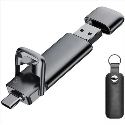 Zdjęcie produktu dla Dysk USB o pojemności 1 TB – szybki i niezawodny dysk SSD typu 2 w 1