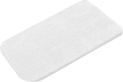 Produktbild von Rhomtuft Badteppich Aspect rechteckig 80x160 cm Farbe weiss