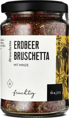 Produktbild von Erdbeer-Bruschetta mit Minze