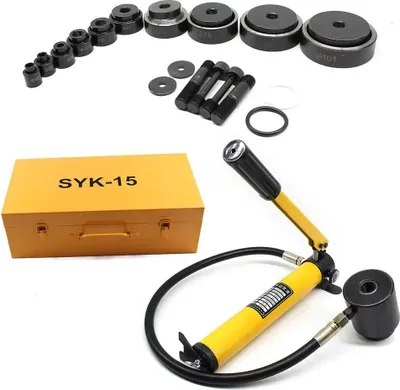 Immagine prodotto di Set di punzoni idraulici, alta efficienza, set di utensili versatile, giallo