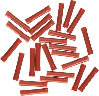 Produktbild von Haupa BLV260350 Stoßverbinder isoliert 0,5-1,0 mm² rot 25 Stück