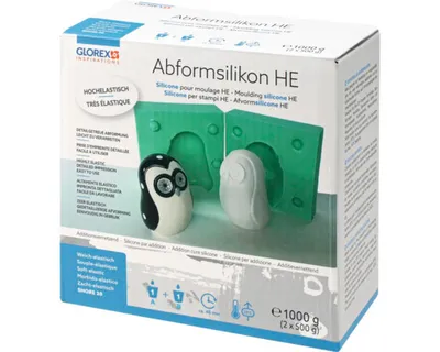 Produktbild von Abformsilikon Formbaumasse hochelastisch Additionsvernetzend 2x 500 g