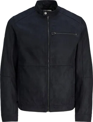 Produktbild von Jack & Jones Dylan Biker Lederjacke Schwarz L Mann Schwarz L