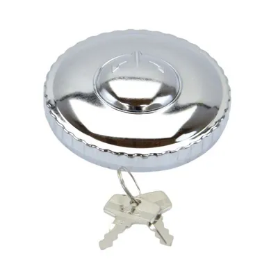 Obrázek produktu pro Víčko palivové nádrže chrom 60 mm uzamykatelné pro Puch DS M 50 Cobra 125 175 250 SV SG TT TL