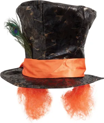 Image de Bristol Novelty - Chapeau haut de forme unie - costume BN522 (taille unique) (marron/orange)