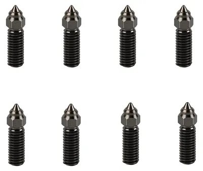 Gehärtete Stahldüsen 8er-Set für Creality K1 Max, 0,4–0,8 mm