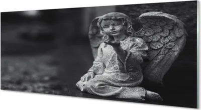 Produktbild von Glasbilder 125x50 Wandkunst Engel