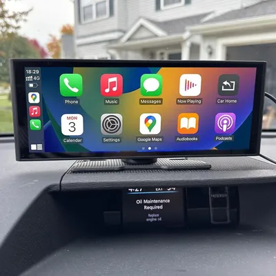 Produktbild von Autoradio Touchscreen 10 26 Zoll Display mit Apple CarPlay Android Auto Bluetooth 5 0 Freisprechanlage FM Radio GPS Navigation Rückfahrkamera AUX SD-Karte