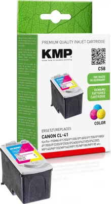 Produktbild von KMP C58 farbig Tintenpatrone ersetzt Canon CL-41