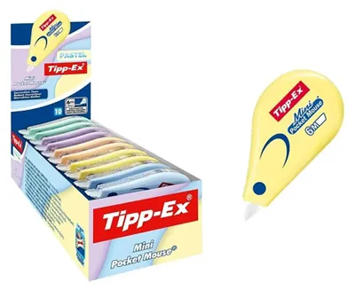 Immagine prodotto di Tipp-Ex 9325641 Tipp-Ex correttore in roll-on Mini Pocket Mouse Pastel, 5 mm x 6 m