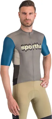 Produktbild von Sportful Supergiara Logo Kurzarm-radtrikot Grau XL Mann Grau XL