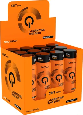 Produktbild von QNT L-Carnitine Shot 3000 mg (12x80ml) Red Fruits - Diät & Gewichtsmanagement - L-Karnitin
