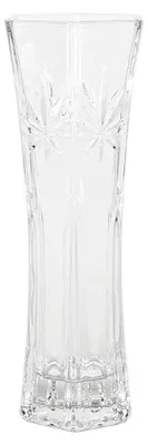 Produktbild von Gerimport Vase - mit Muster - Glas - 11 x 29 cm