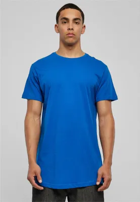 Obrázok produktu pre Urban Classics TB638 | Shaped Long Tee Herren T-Shirt - Farbe: brightblue - Größe: M