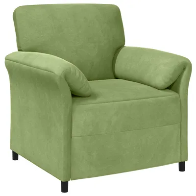 Immagine prodotto di vidaXL Divano a 1 posto Verde chiaro 88 x 83 x 95 cm Velluto
