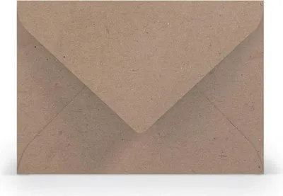 Image de RÖSSLER 16402062 Enveloppe Paperado, B6, 100g/m², colle humide, kraft