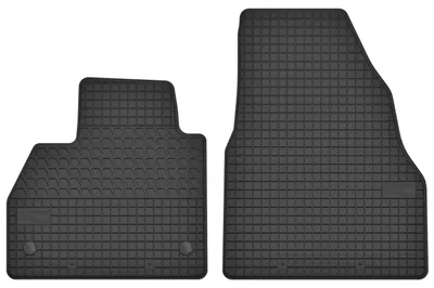 Produktbild von Gummimatten Fußmatten Vorne Schwarz für Renault Kangoo II 2008-2021