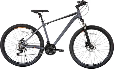 Produktbild von Mountainbike Herren 27,5 Zoll – 21 Gang Schaltung – Hydraulische Scheibenbremsen – Federgabel mit Lockout – Aluminium Rahmen – Grau/Rot