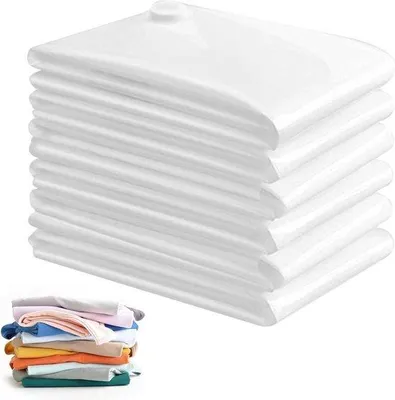 Immagine prodotto di Sacchetti sottovuoto riutilizzabili e salvaspazio per indumenti, 60x80 cm, coperte