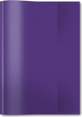 Produktbild von Heftschoner A5 PP transparent/violett Packung mit 25 Stück