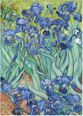 Zdjęcie produktu dla Museumeditions Lanzfeld - HTW0012 - Ręcznik, Van Gogh, Iris, 50 cm x 70 cm, bawełna