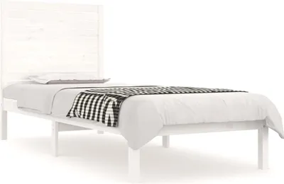 Produktbild von vidaXL Massivholzbett Weiß 75x190 cm