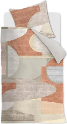 Produktbild von vtwonen Bettwäsche Pale Colouring_Natural_DE_UV_135x200 135 x 200 cm + 1x 80 x 80 cm 1 Bettbezug, 1 Kissenbezug