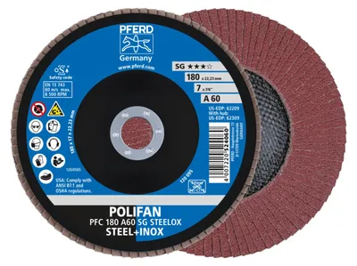 Produktbild von PFERD 67706185, 18 cm, 2,22 cm, 8500 RPM, 60 g, 10 Stück(e)