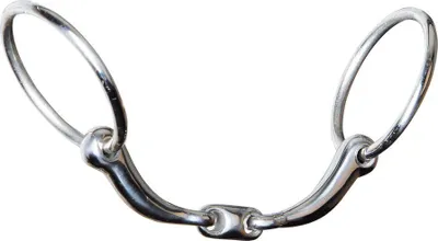 Obrázok produktu pre Harry's Horse Anatomický dvojitý hryzák 14 mm Strieborný 12,5 cm Strieborný 12,5 cm