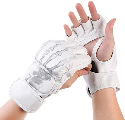 Produktbild von MMA-Trainingshandschuhe – Kickbox-, Muay Thai- und Grappling-Handschuhe – Schwarz, Erwachsene und Jugendliche
