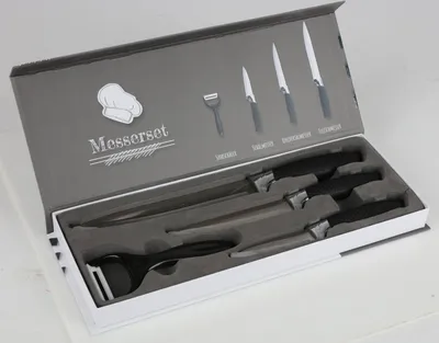 Produktbild von Messer-Set Küchenmesserset Fleischmesser Universalmesser Schälmesser Sparschäler