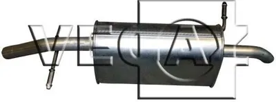 Produktbild von VEGAZ PGS-347 Endschalldämpfer passend für PEUGEOT 207 (WA, WC) Auspuff