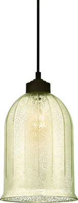 Produktbild von Pendelleuchte geölte Bronze und Antik Spiegelglas mit 1 Lichtquelle