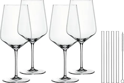 Zdjęcie produktu dla Nachtmann Cocktail/Spritz Set/4 + 4 Glastrinkhalme 7608/8tlg Tastes Good 105438