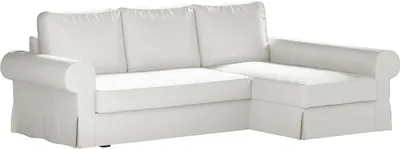 Produktbild von Dekoria Bezug für Backabro Bettsofa / Recamiere, creme, Bezug für Bettsofa Backabro mit Recamiere