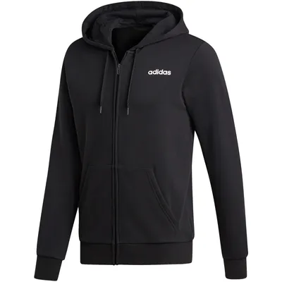 Image de adidas Essentials Linear French Terry Kapuzenjacke noir/blanc L