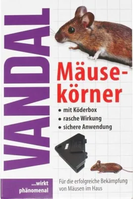 Produktbild von VANDAL Mäusekörner Set mit Köderbox, VMÄUSKÖRNE