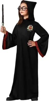 Produktbild von Atosa Zaubererkostüm Schwarz 5-6 Years Schwarz 5-6 Years