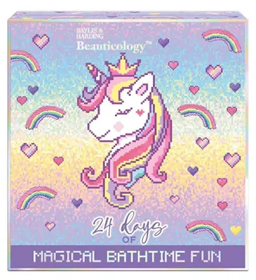 Zdjęcie produktu dla Kalendarz adwentowy "Magical Bathtime Fun Unicorn" - 24 elementy