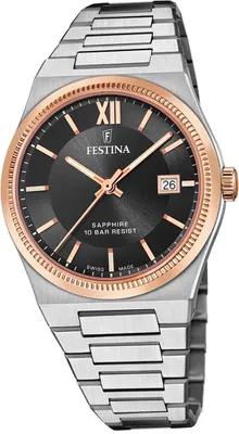 Produktbild von Festina Herren Uhr Swiss Edelstahlarmband silber D2UF20036/3