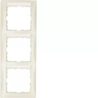 Produktbild von Berker 10138912, Weiß, Schraubenlos, Berker, Glänzend, 1 Stück(e)