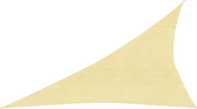 Image de Voile d'ombrage 160 g/m² Beige 3x4x5 m PEHD