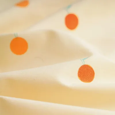 Imagen del producto de Algodón popelín, color naranja