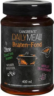 Produktbild von Langbein's Daily Meal Braten-Fond 400ml Glas  Glutenfrei  Laktosefrei