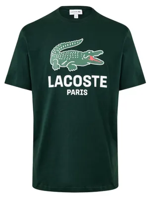 Produktbild von Lacoste - "Paris" T-Shirt für Herren GT22284 (XXL) (Dunkelgrün)