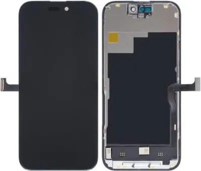 Produktbild von LCD Display kompatibel mit Apple iPhone 15 Pro Display + Touchscreen, schwarz