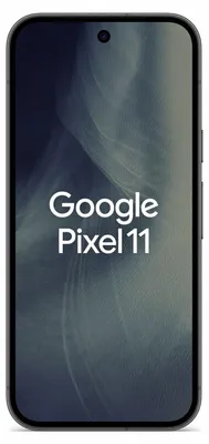 Produktbild von Google Pixel 11, 1080 x 2424 Pixel, 12 GB, 512 GB, 48 MP, Android 17, Schwarz