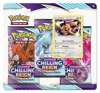 Produktbild von Pokemon Chilling Reign: Eevee 3-Pack Blister